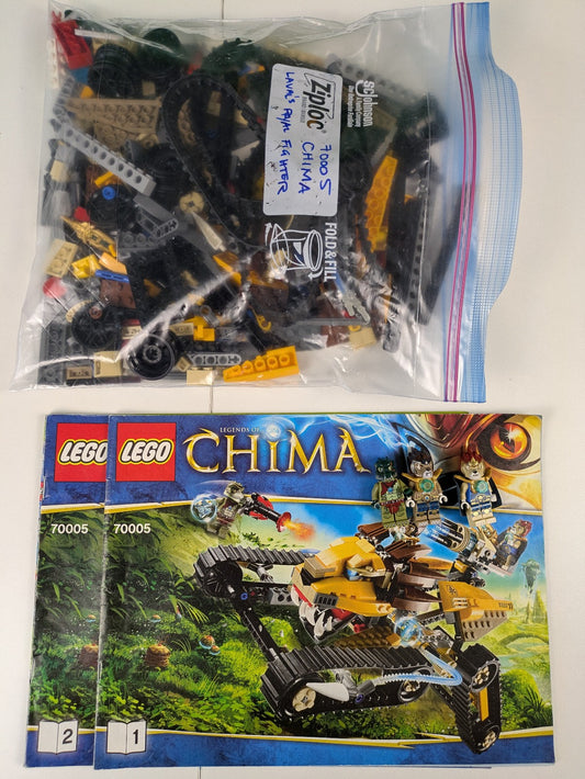 Lego LEGENDS OF CHIMA: Laval's Royal Fighter Set 70005 - w/ Instructions