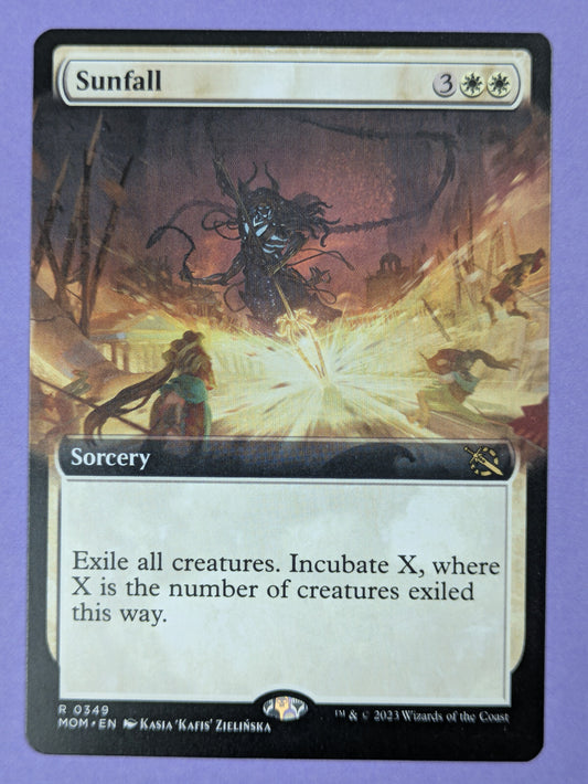 MTG Magic: March of the Machine: Sunfall - Extended Art #0349 Rare - NM