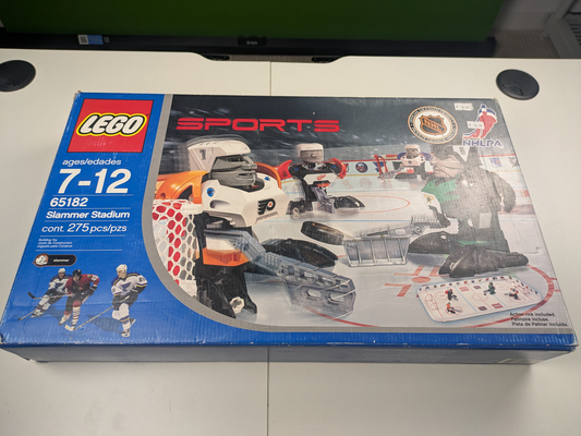 Lego Sports: Hockey: Slammer Stadium Set 65182 - Complete Set