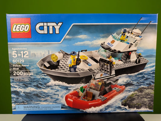 Lego Town: City: Police: Police Patrol Boat Set 60129 BRAND NEW