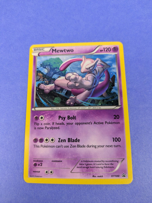 Mewtwo - XY100 - Promo Holo XY Black Star Promos - Pokemon Card - LP