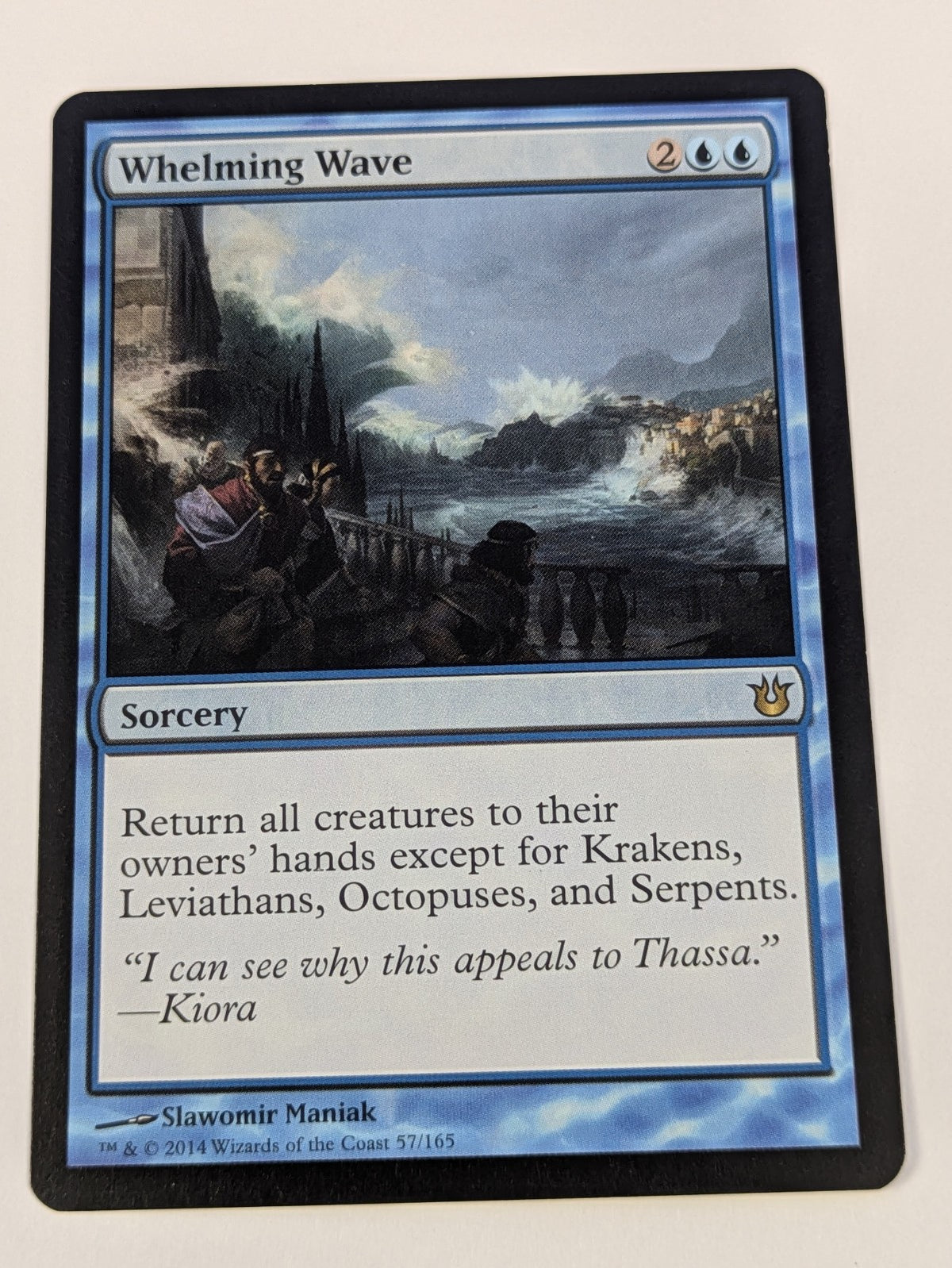 MTG Magic: Born of the Gods: Whelming Wave #57/165 Rare - NM