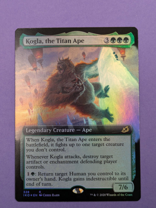 MTG Magic: Ikoria: Lair of Behemoths: Kogla, the Titan Ape Foil Rare #328 - LP