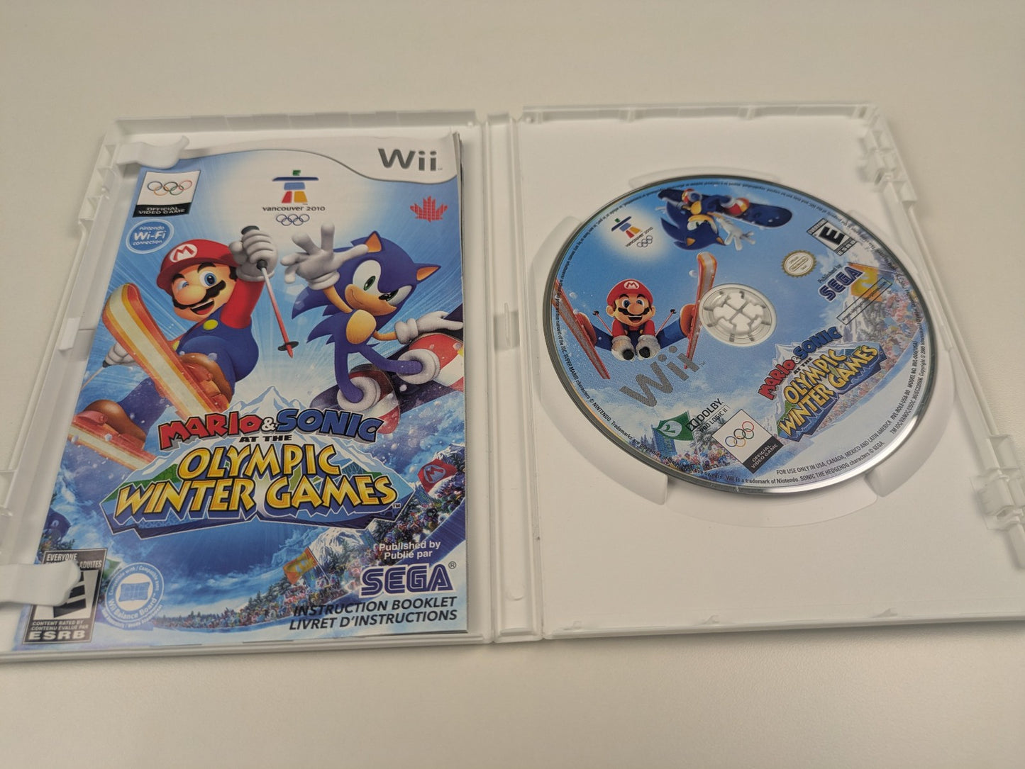 Mario & Sonic at the Olympic Winter Games (Nintendo Wii, 2009) CIB