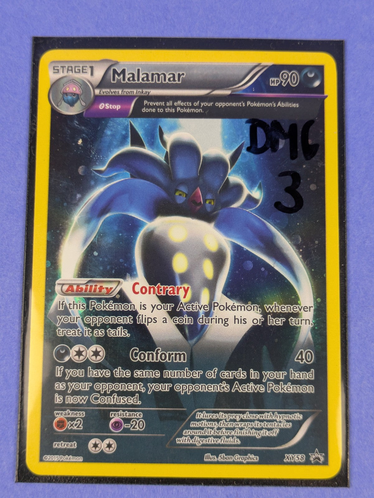 Malamar - XY58 - Full Art Promo Holo XY Promos - Pokemon Card - DMG