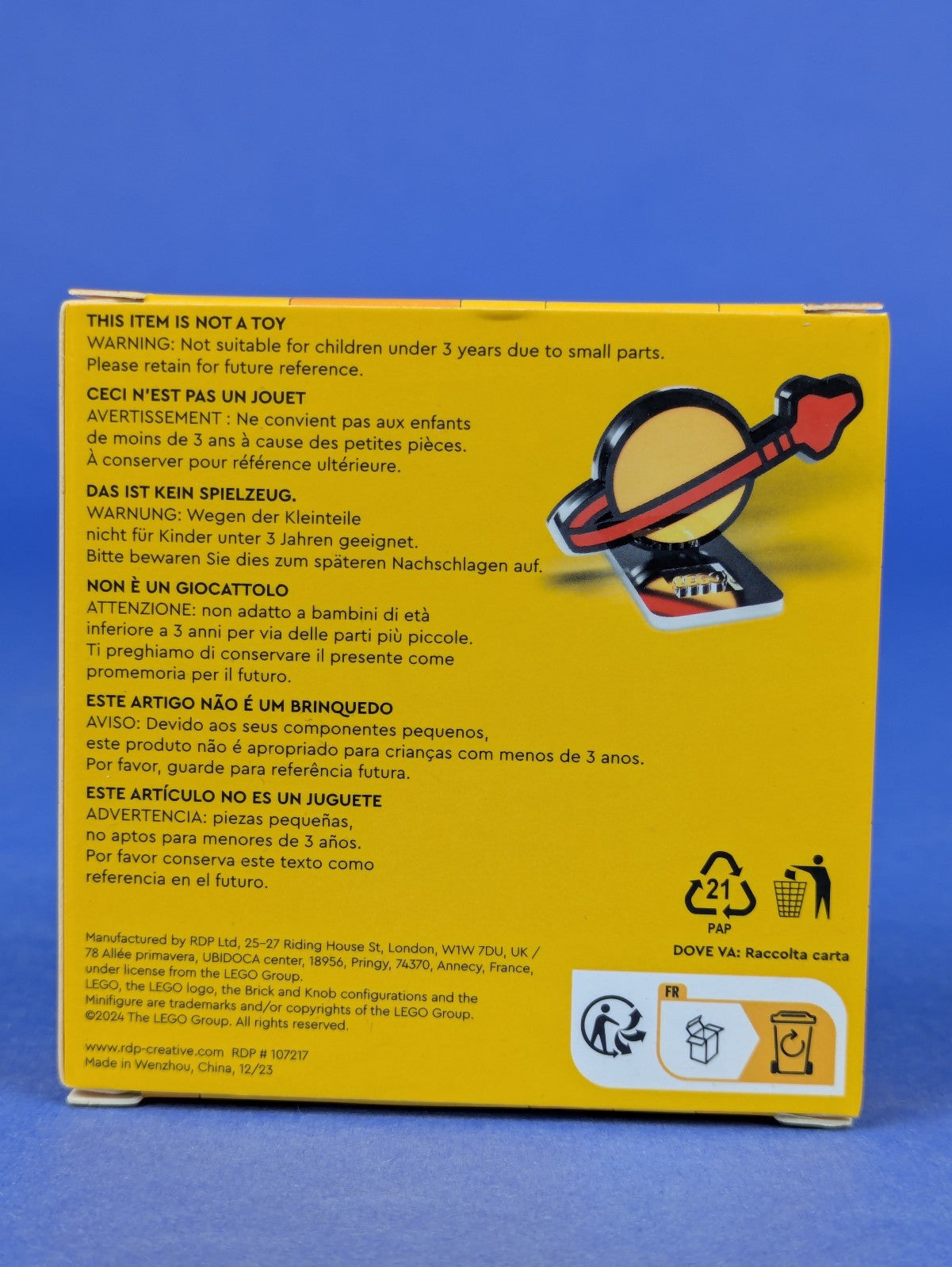 LEGO Magnet Flat - Classic Space Logo 5008908