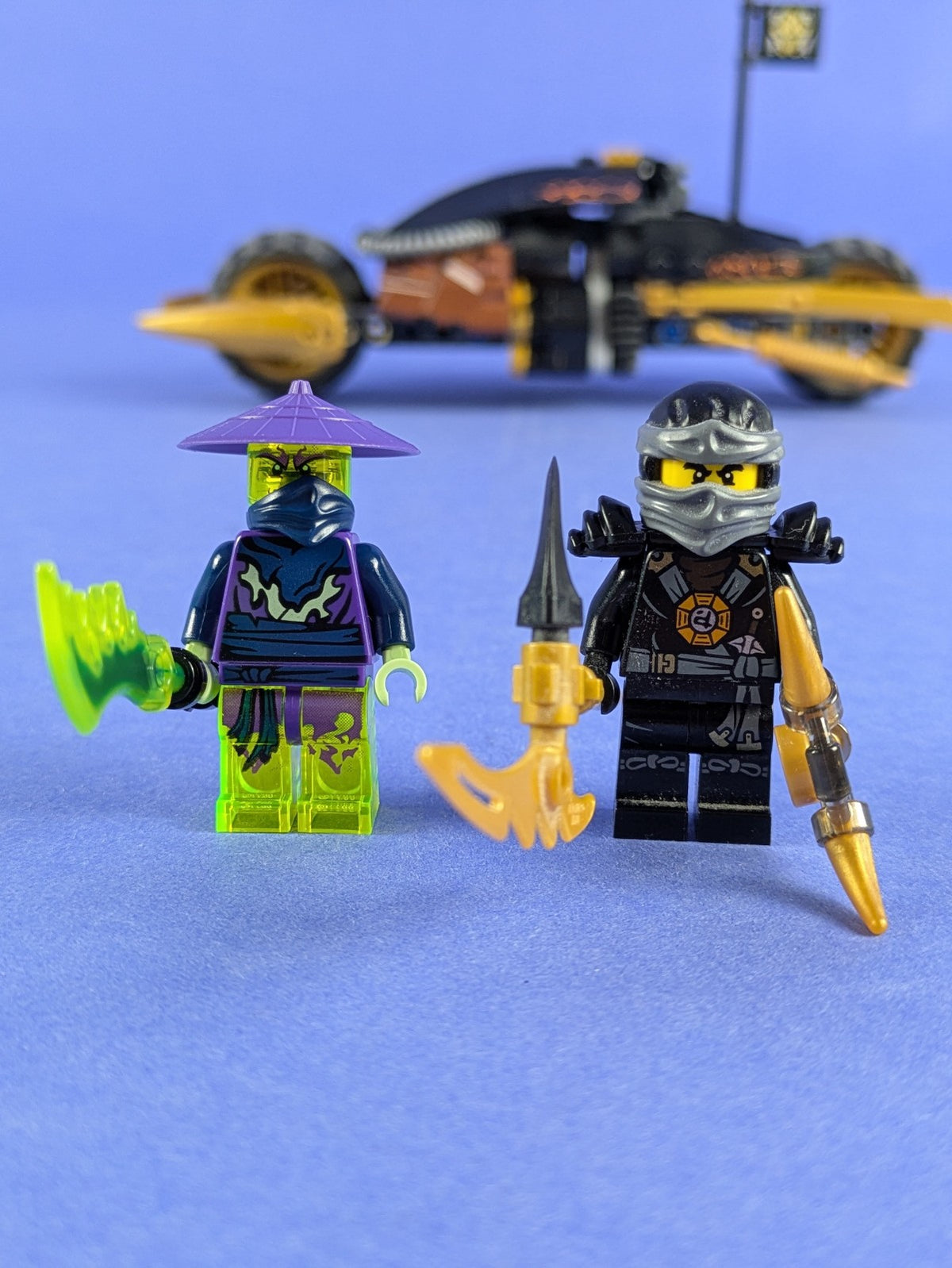 LEGO NINJAGO Blaster Bike 70733 Incomplete Set Pre-Owned