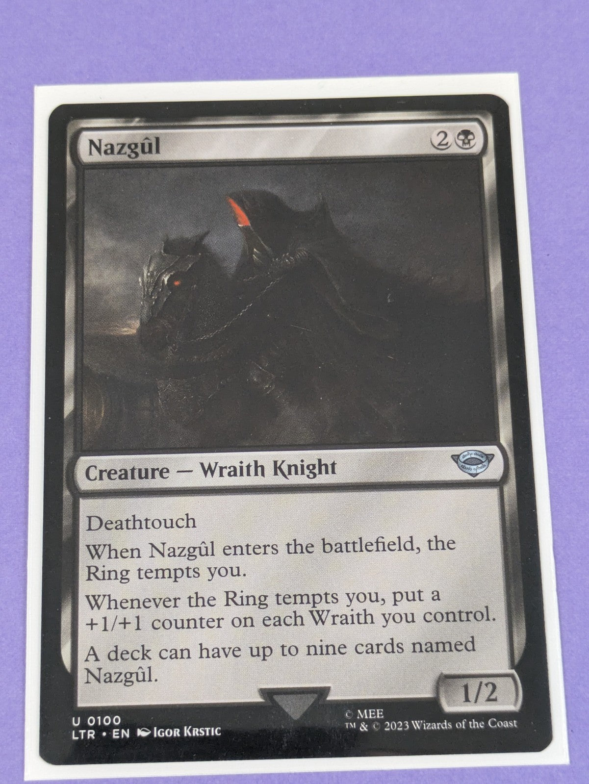 MTG: The Lord of the Rings: Nazgûl #0100 Uncommon - NM