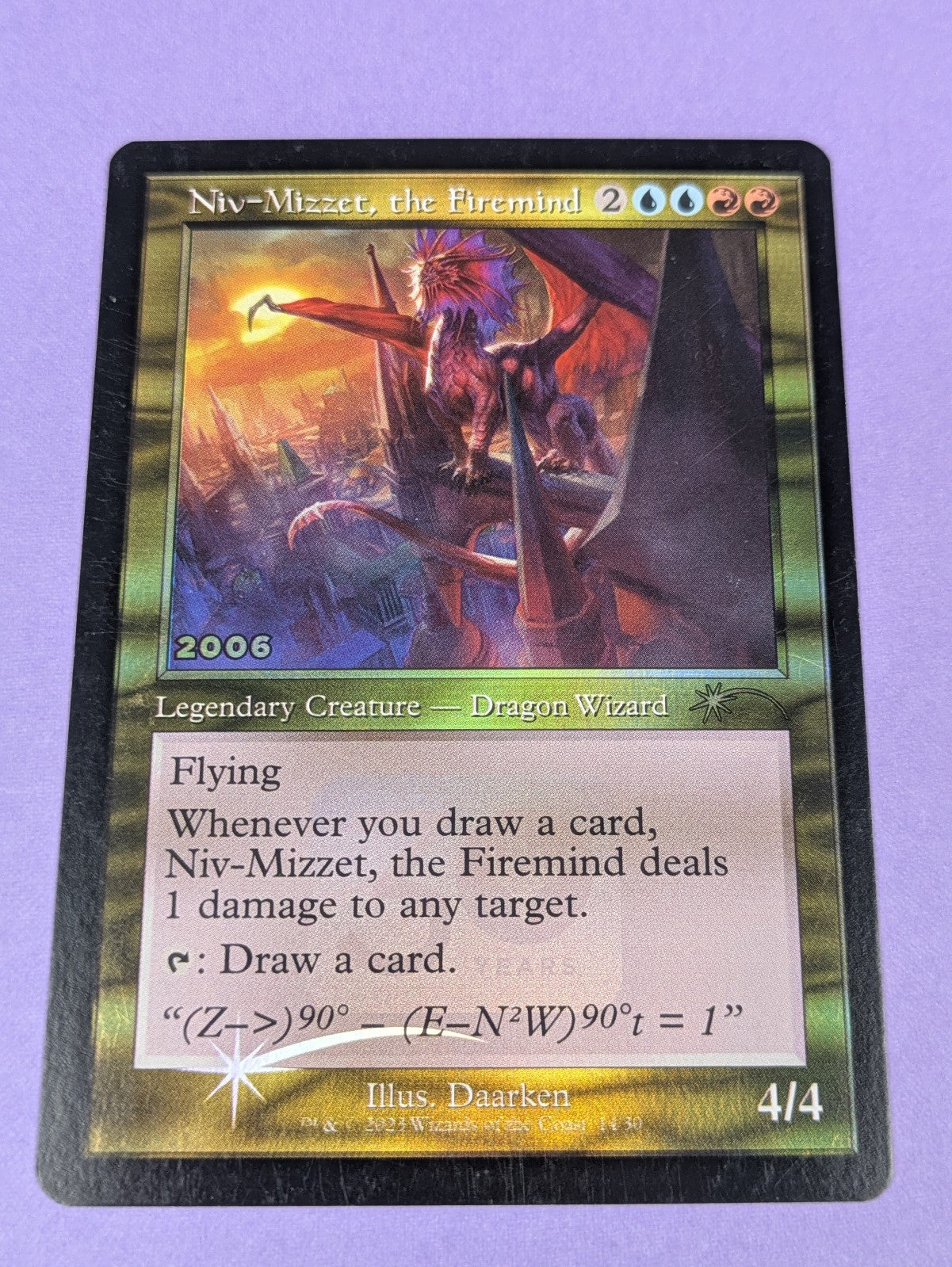 MTG Magic: 30th Anniversary Promos: Niv-Mizzet, the Firemind #14/30 Foil - NM
