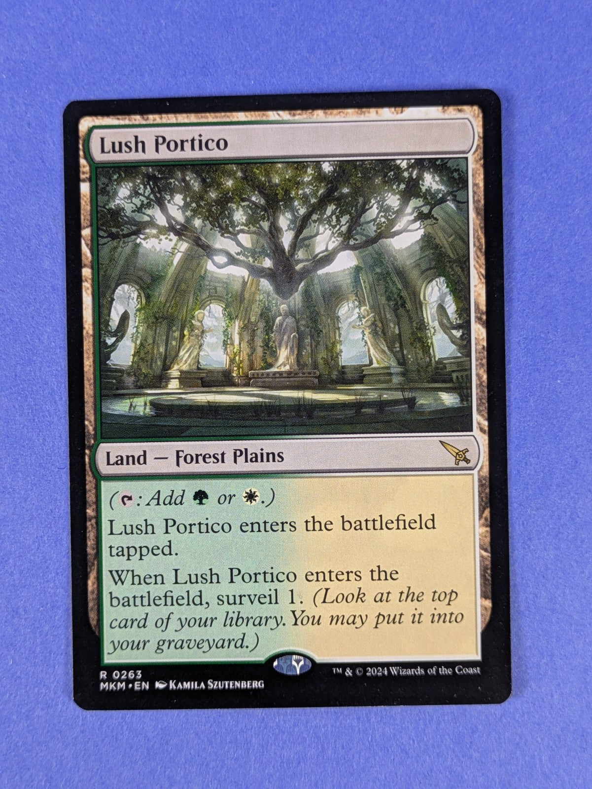 MTG Magic: Murders at Karlov Manor: Lush Portico #0263 Rare - NM