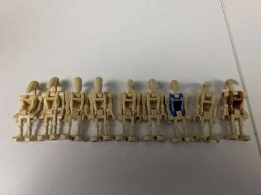 Lego Star Wars: Battle Droid / Battle Droid Pilot / Security Battle Droid (9X)