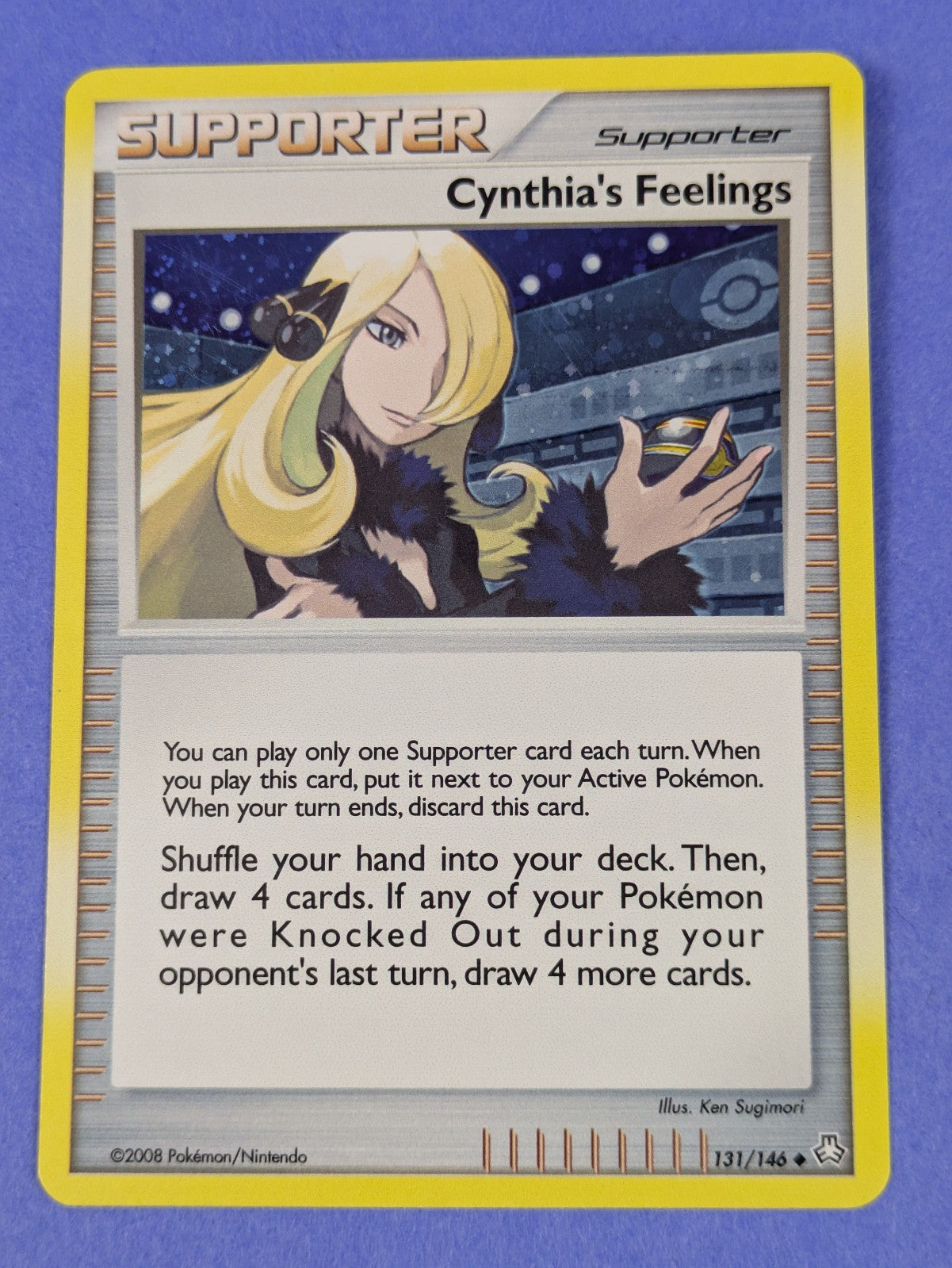 Cynthia's Feelings - 131/146 - Holo Uncommon Legends Awakened - Pokemon - NM