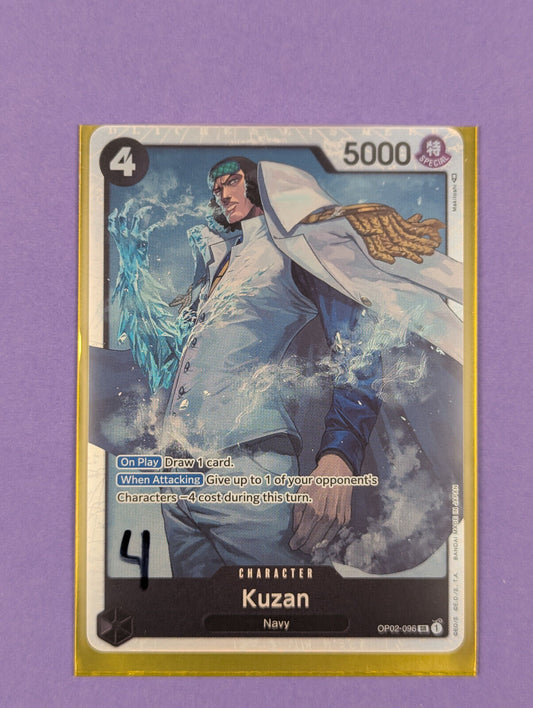 ONE PIECE Card Game: Paramount War: Kuzan OP02-096 Super Rare Foil