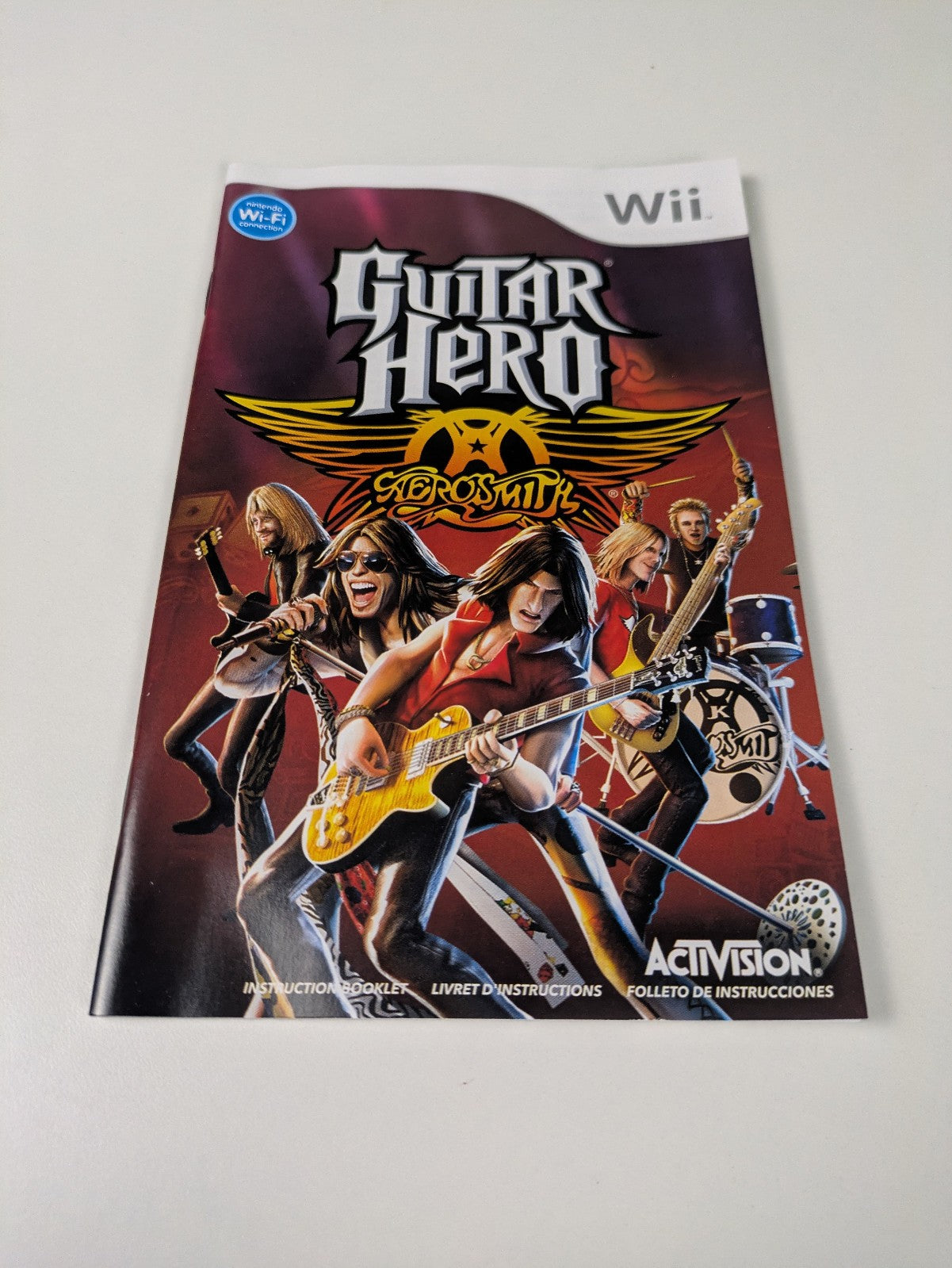 Guitar Hero: Aerosmith (Nintendo Wii, 2008) CIB