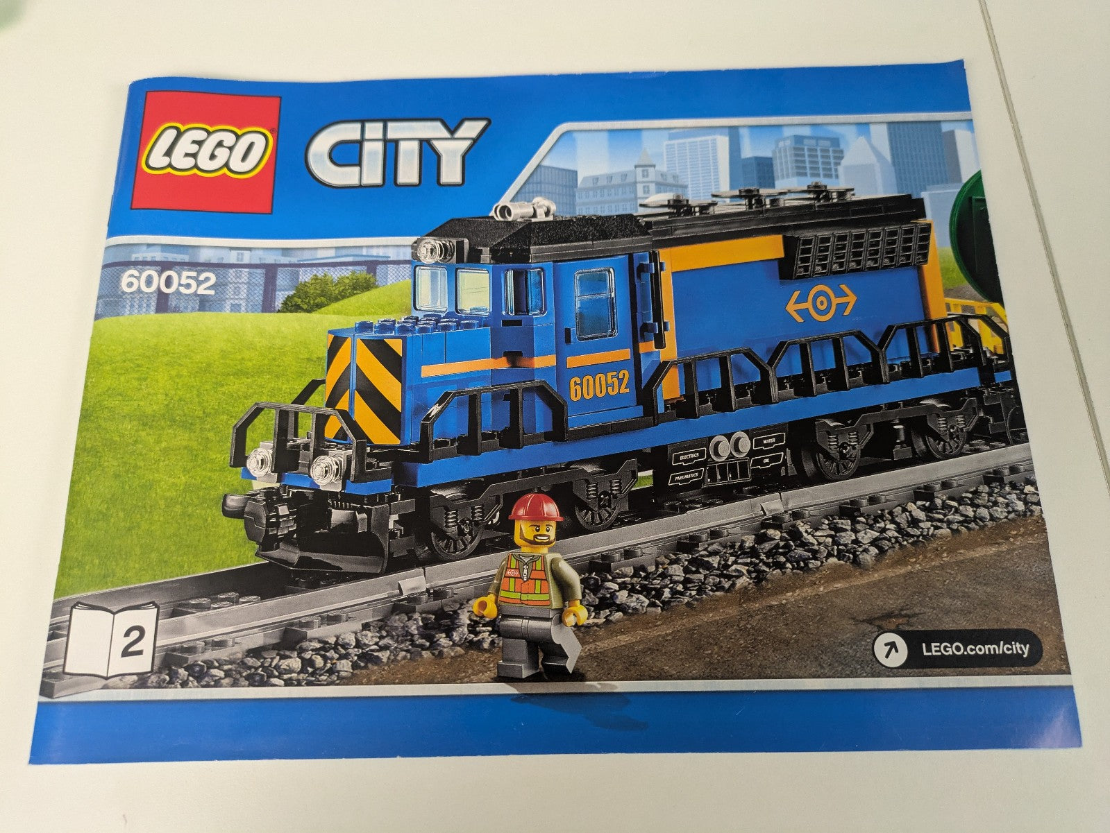 Lego City: Train: RC Train: Cargo Train Set 60052 - Complete Set