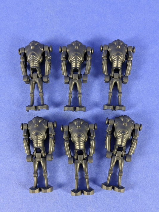 Lego Star Wars: Super Battle Droid - Pearl Dark Gray  (6X) sw1321 Set 75372