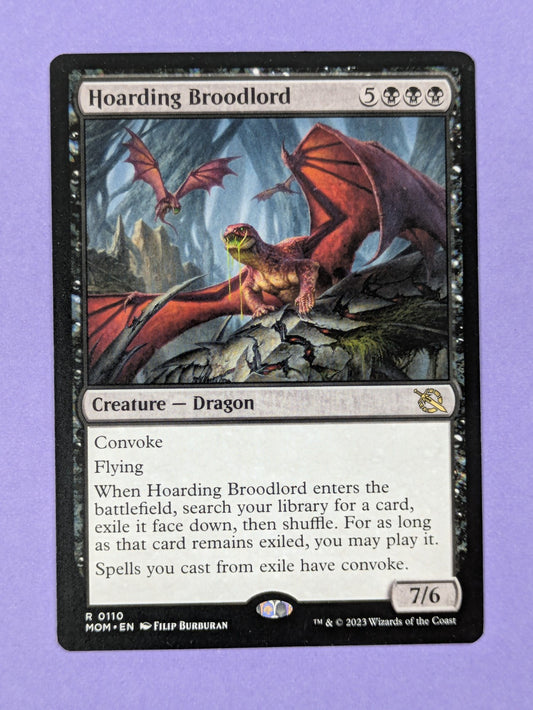 MTG Magic The Gathering: March of the Machine: Hoarding Broodlord #0110 Rare NM