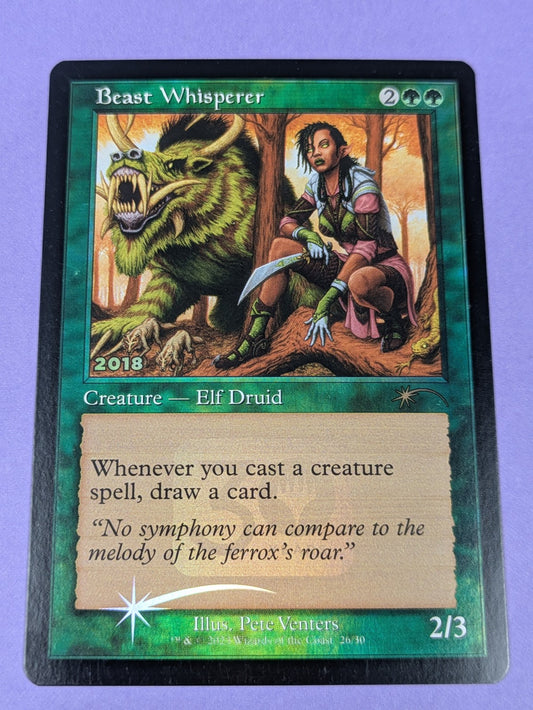 MTG Magic: 30th Anniversary Promos: Beast Whisperer Foil #26/30 Promotional - NM