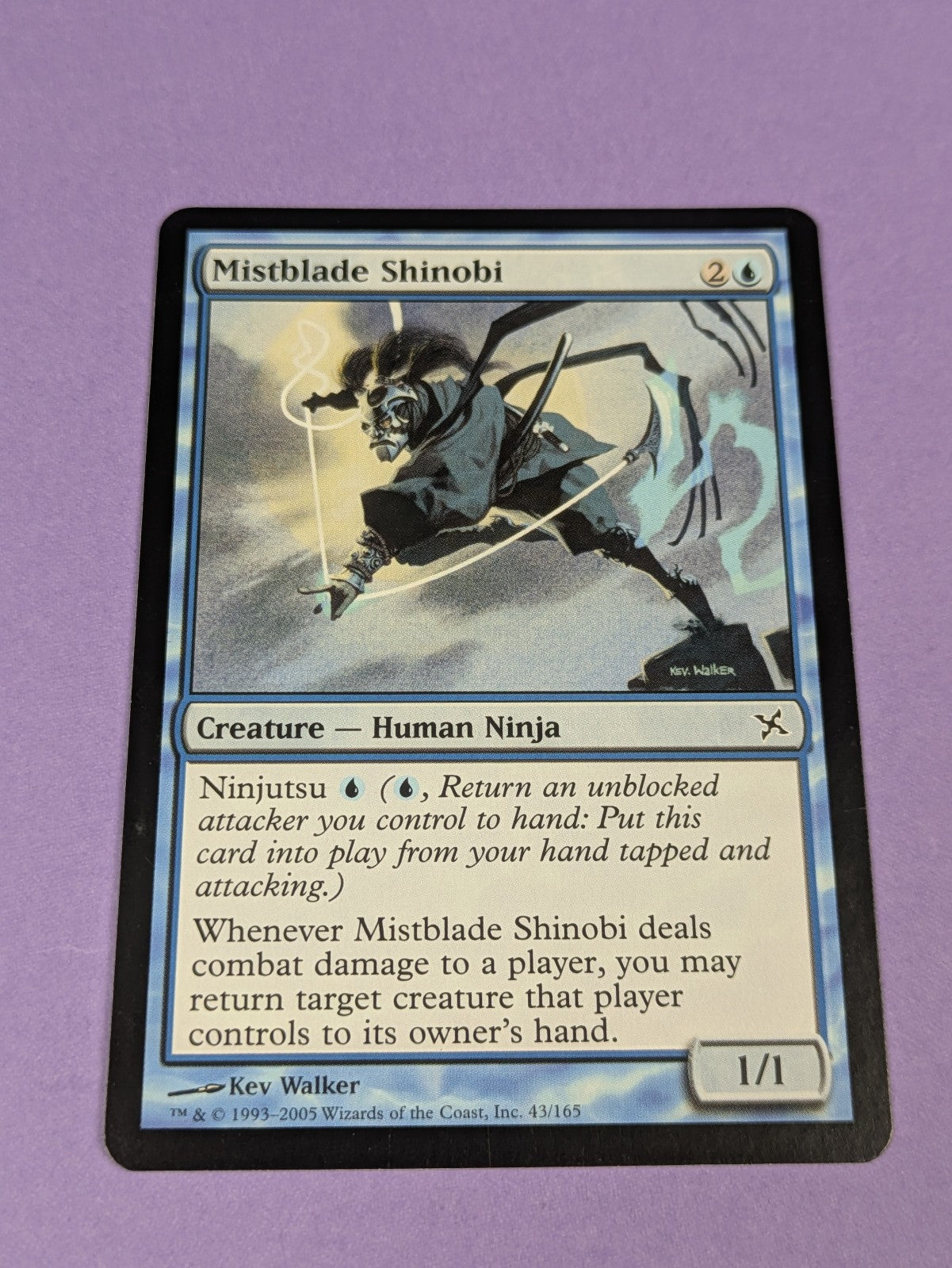 MTG Magic: Betrayers of Kamigawa: Mistblade Shinobi Foil #41/165 Common - NM