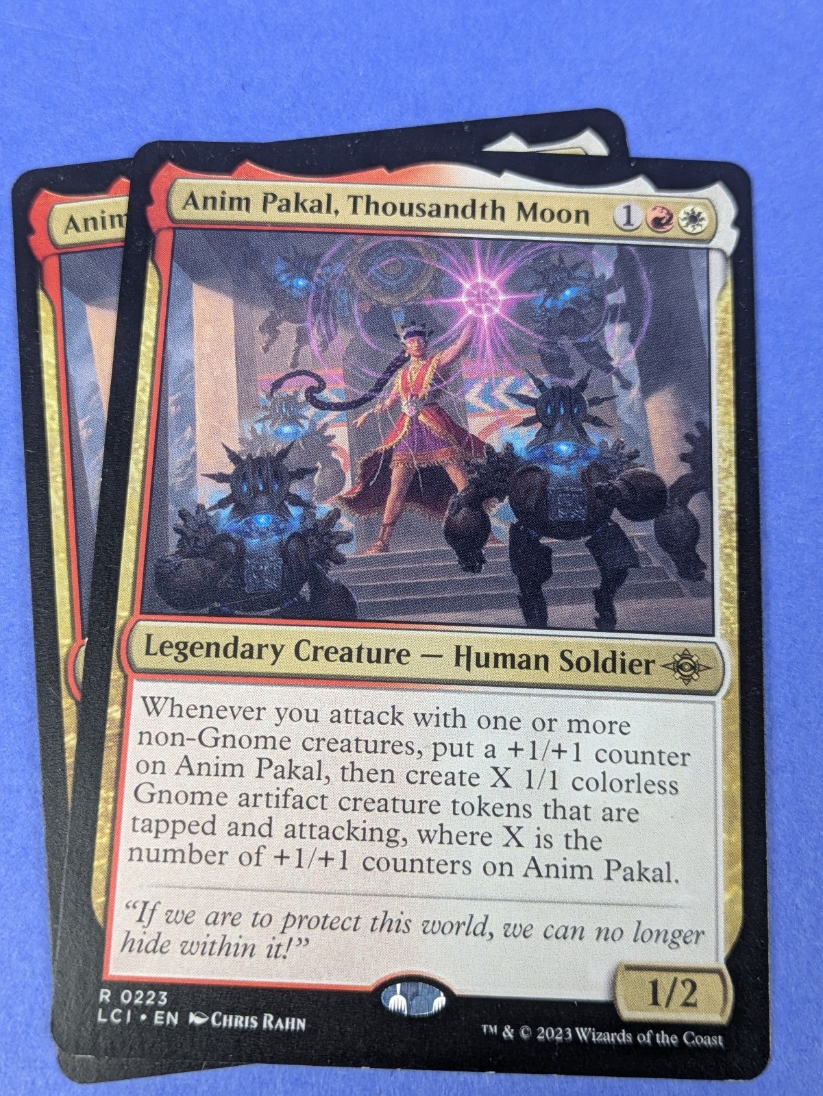 MTG Magic: The Lost Caverns of Ixalan: Anim Pakal, Thousandth Moon #0223 Rare LP
