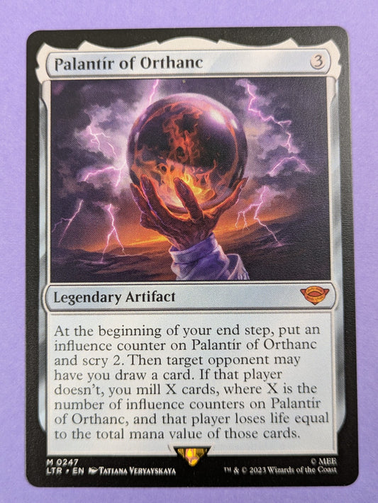 MTG Magic: The Lord of the Rings: Palantír of Orthanc #0247 Mythic - NM