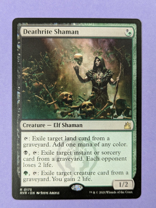 MTG Magic The Gathering: Ravnica Remastered: Deathrite Shaman #0175 Rare - NM