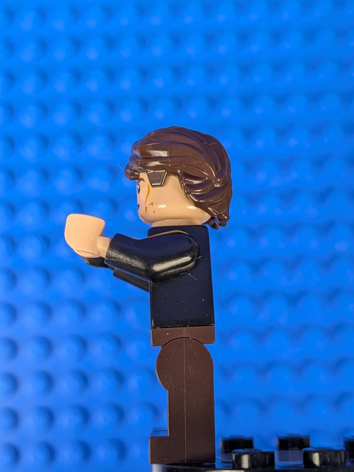 Lego Star Wars: Anakin Skywalker (Dark Brown Legs, Headset) sw0526 Set 75038