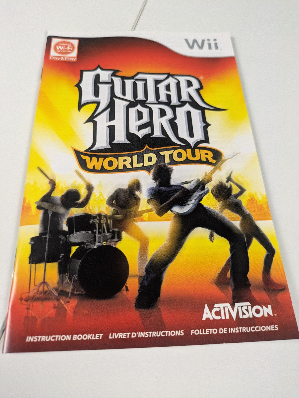 Guitar Hero World Tour (Nintendo Wii, 2008) CIB