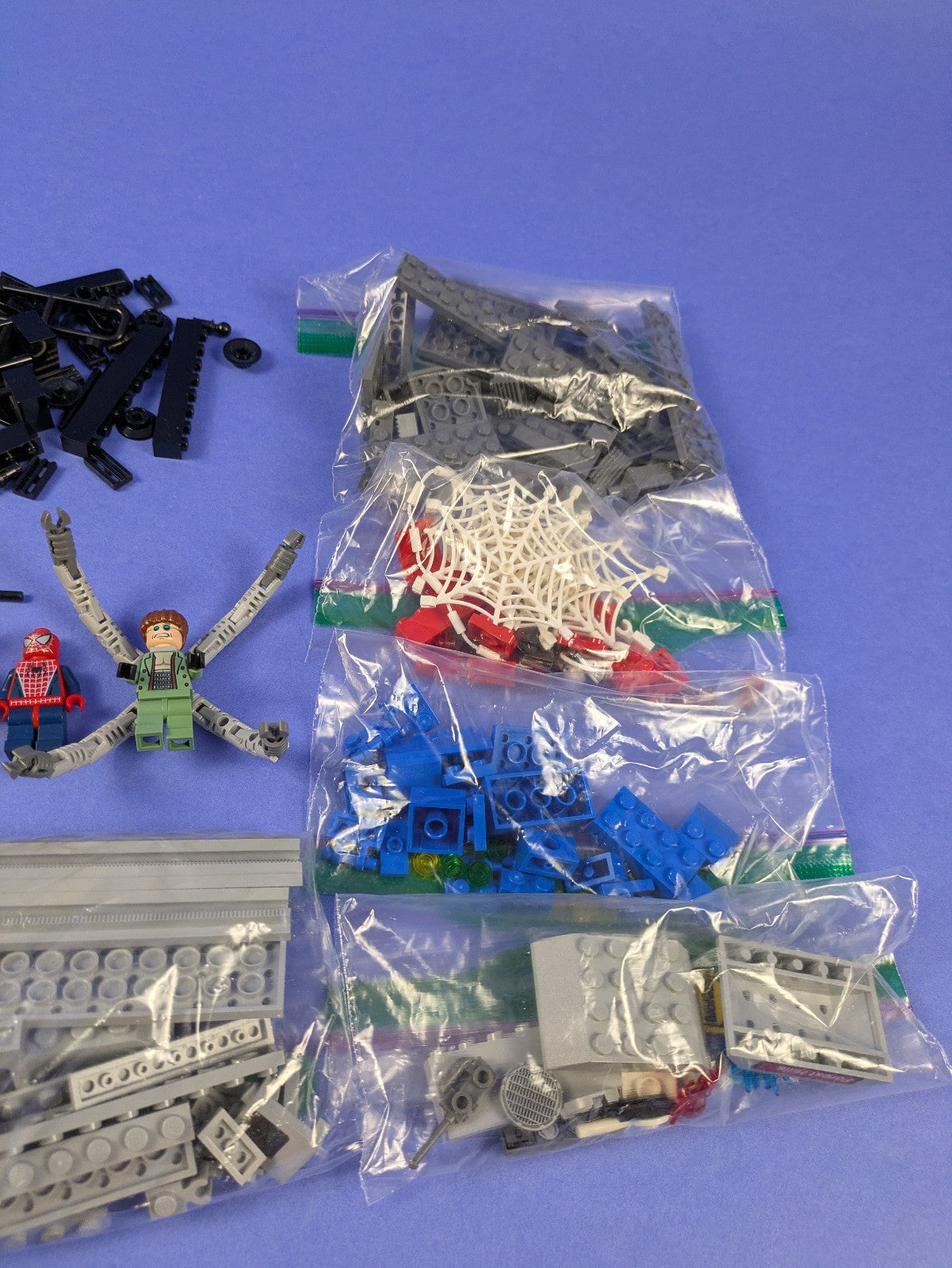 LEGO Spider-Man Spider-Man's Train Rescue 4855 Complete Set Pre-Owned