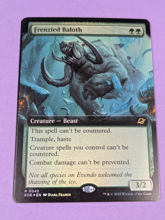MTG Magic: Edge of Eternities: Frenzied Baloth #0342 Rare - NM