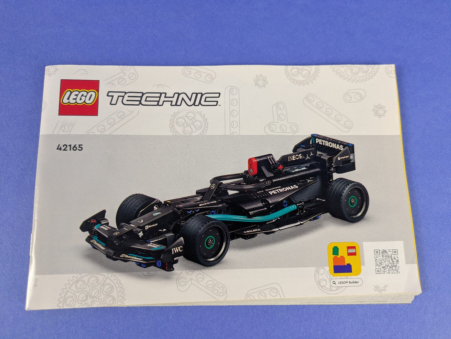 Lego Technic: Model: Race: Mercedes-AMG F1 W14 Pull-Back Set 42165 Complete Set