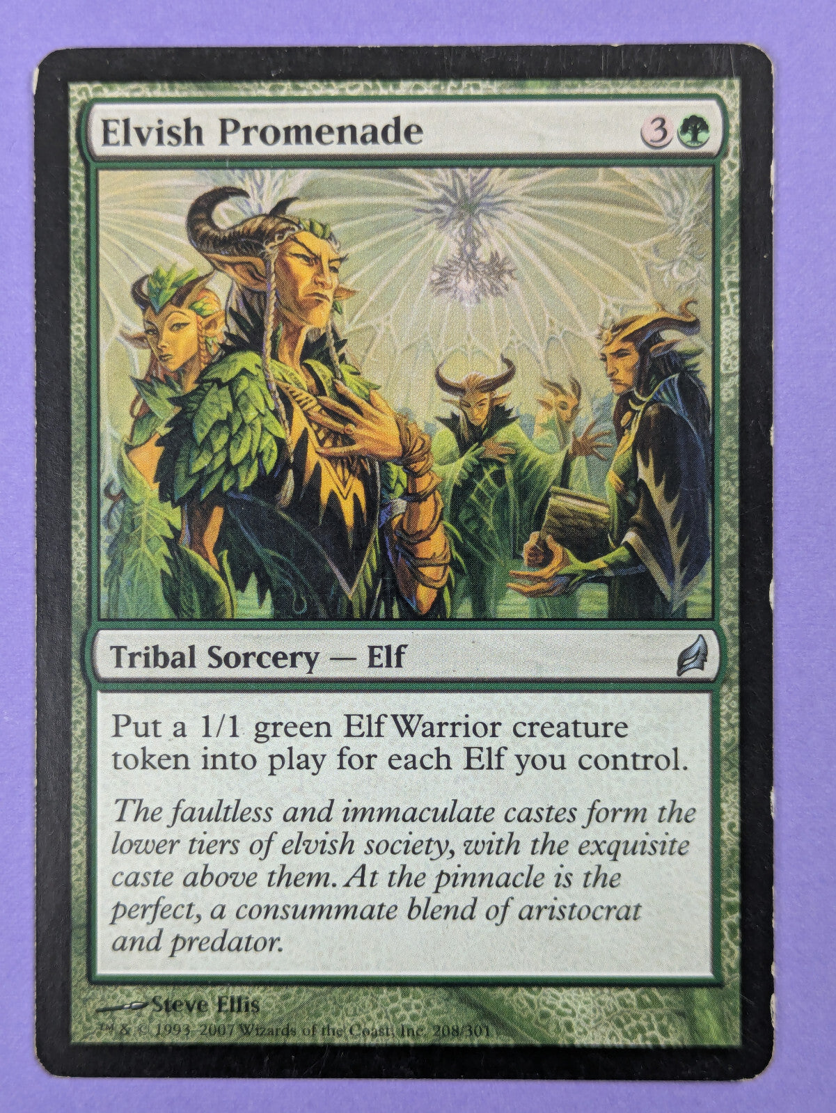 MTG Magic The Gathering: Lorwyn: Elvish Promenade #208/301 Uncommon - MP
