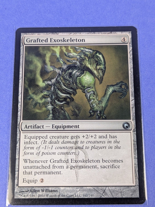 MTG Magic: Scars of Mirrodin: Grafted Exoskeleton #162/249 Uncommon - NM