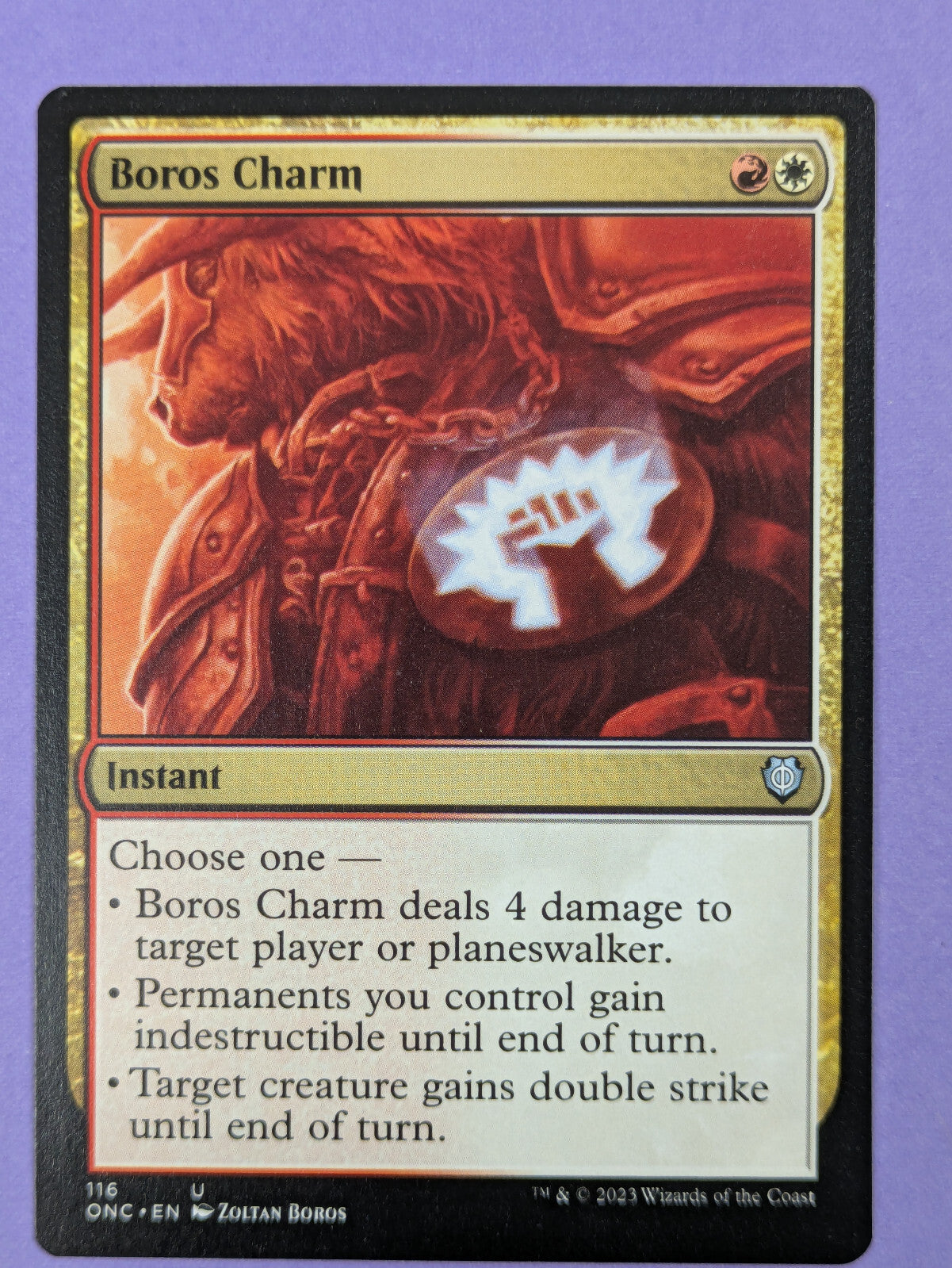 MTG Magic: Phyrexia: All Will Be One Commander: Boros Charm #116 Uncommon - NM