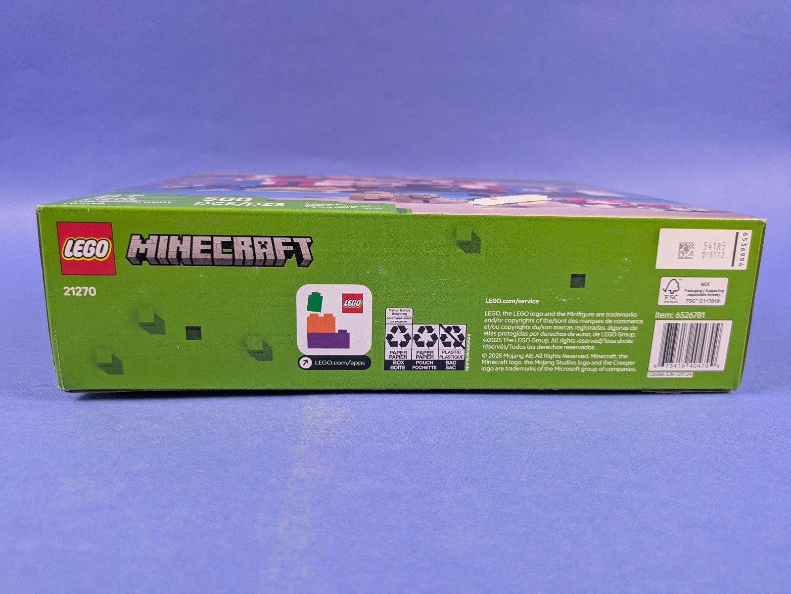 LEGO Minecraft The Mooshroom House 21270