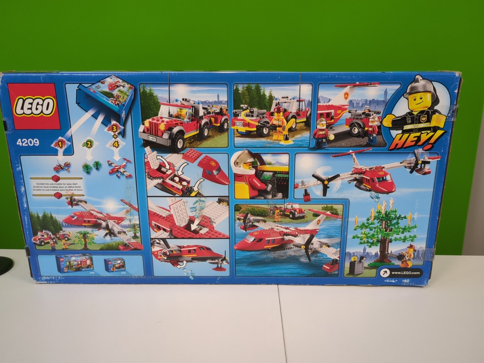 Lego Town: City: Fire: Fire Plane Set 4209 - BRAND NEW!