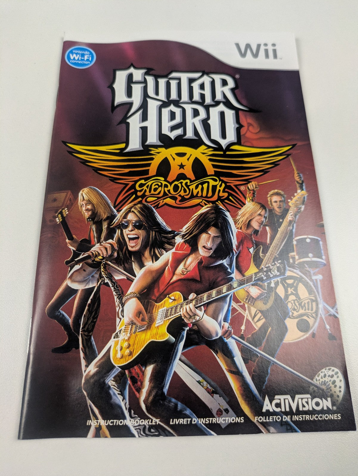 Guitar Hero: Aerosmith (Nintendo Wii, 2008) CIB
