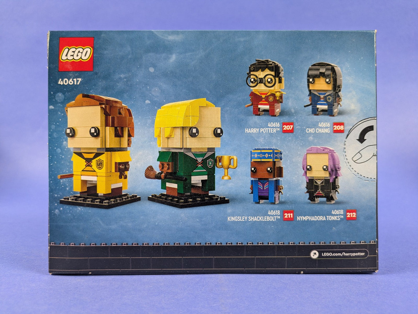 Lego BrickHeadz: Harry Potter: Draco Malfoy & Cedric Diggory Set 40617 BRAND NEW