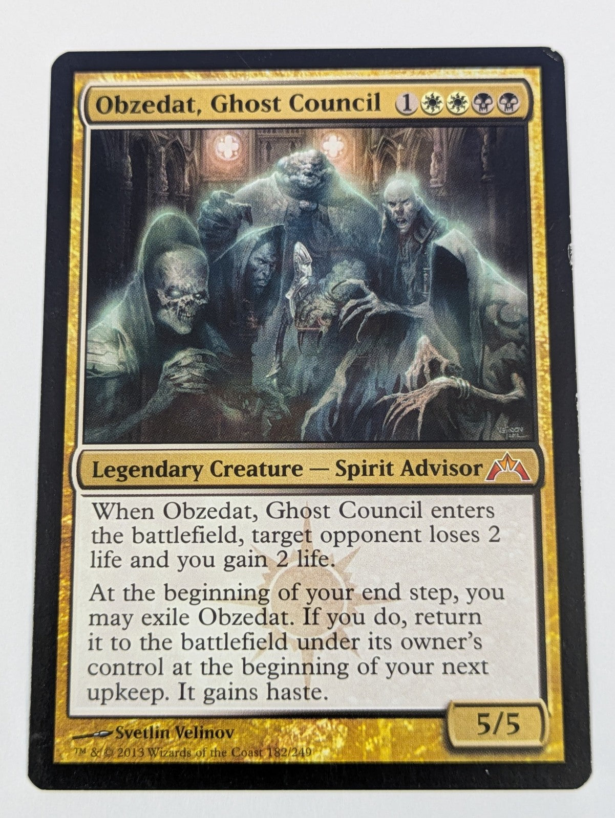 MTG Magic: Gatecrash: Obzedat, Ghost Council #182/249 Mythic - MP