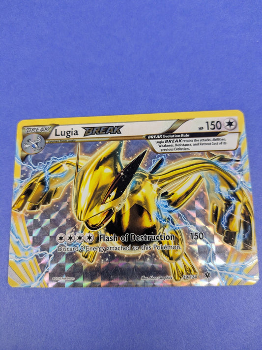 Lugia BREAK - 79/124 - Rare Holo BREAK Fates Collide - Pokemon Card - LP