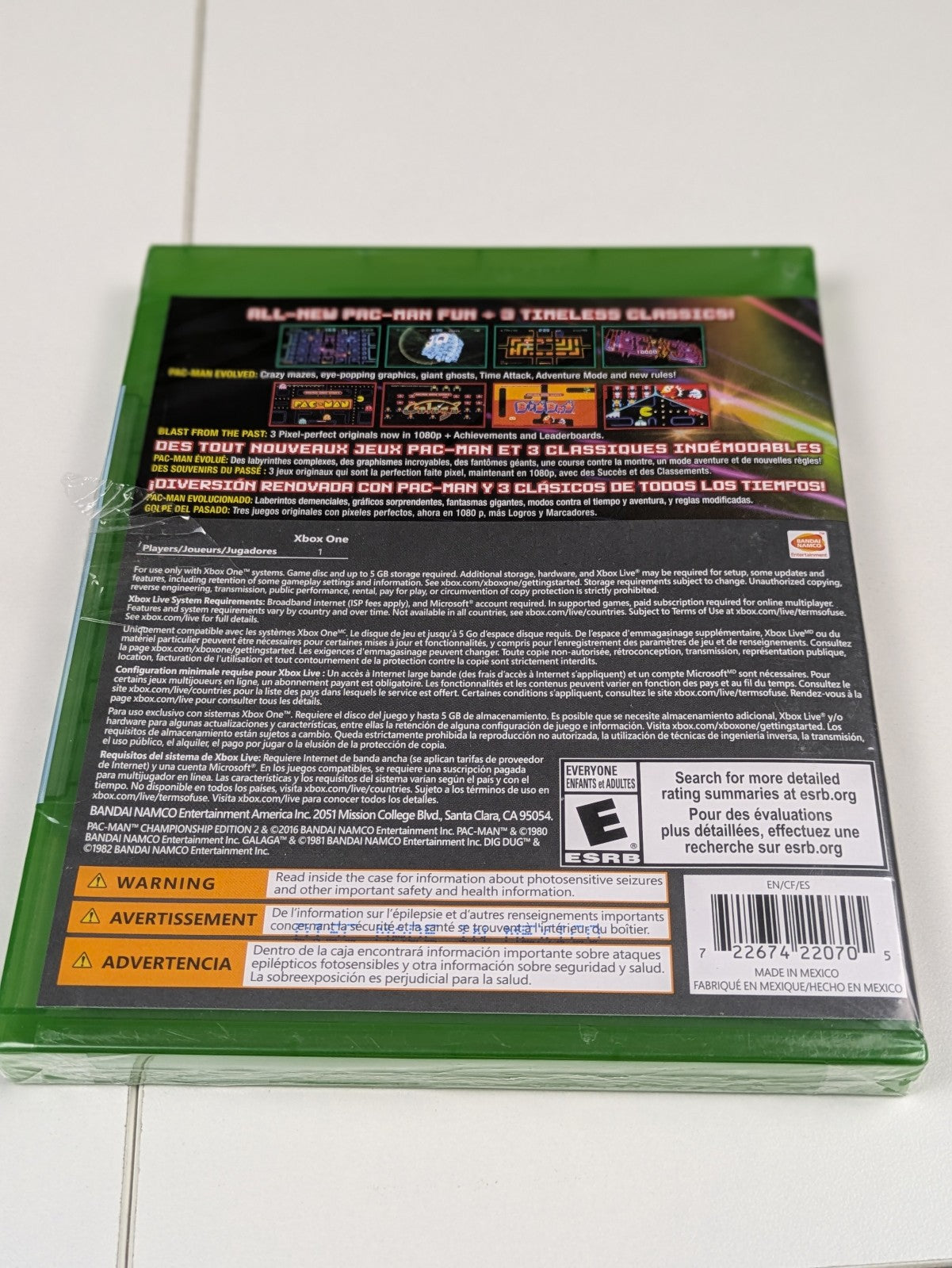 Pac-Man Championship Edition 2 (Xbox One, 2016) CIB