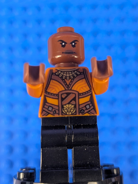 Lego Super Heroes: Black Panther: Okoye - Dark Orange Top sh0476 Set 76099