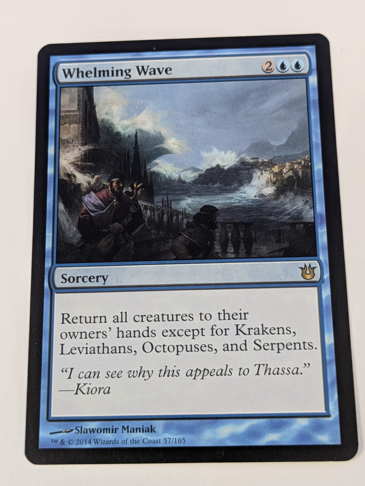 MTG Magic: Born of the Gods: Whelming Wave #57/165 Rare - NM