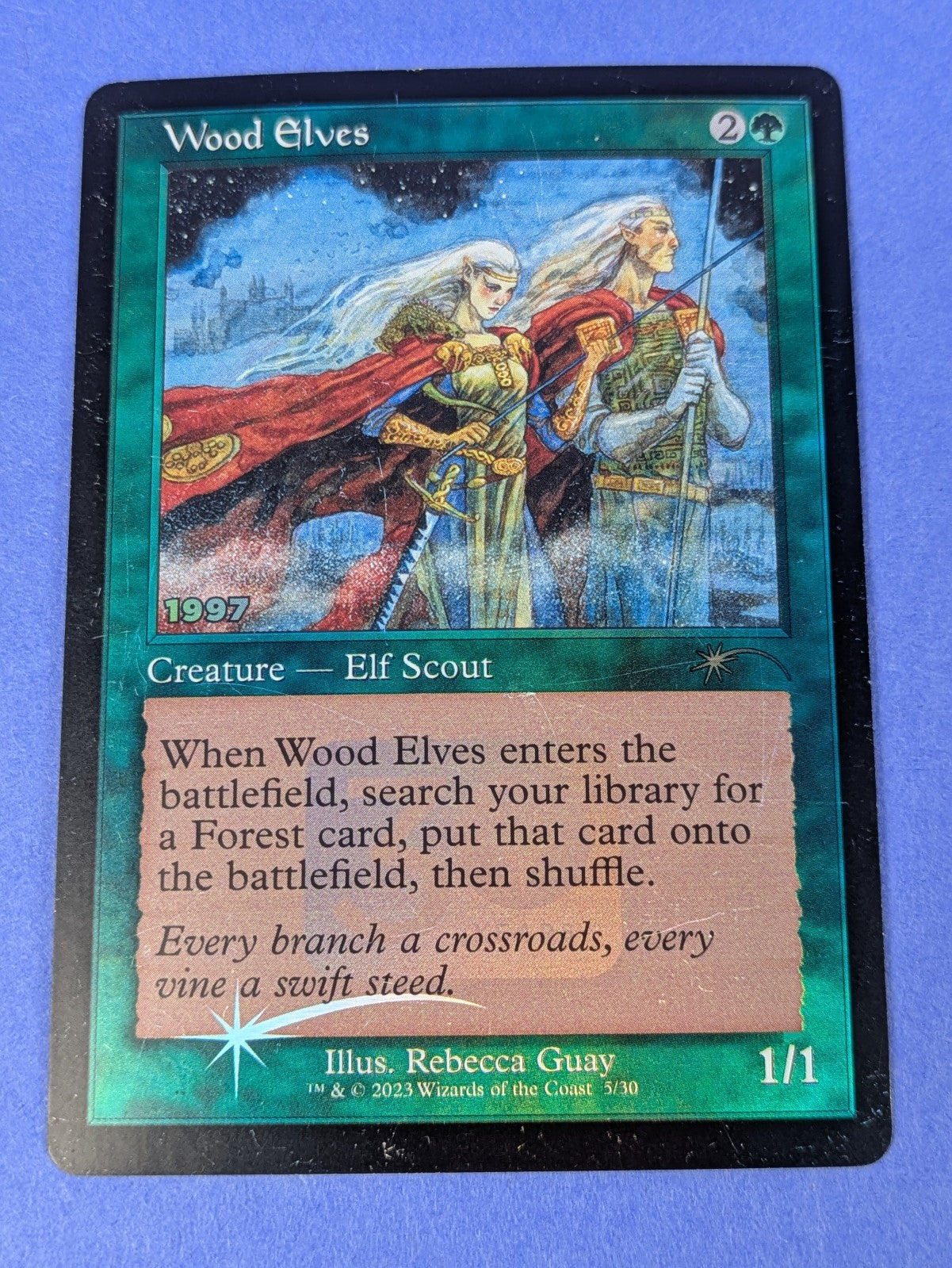 MTG: 30th Anniversary Promos: Wood Elves Foil #5/30 Promotional - LP