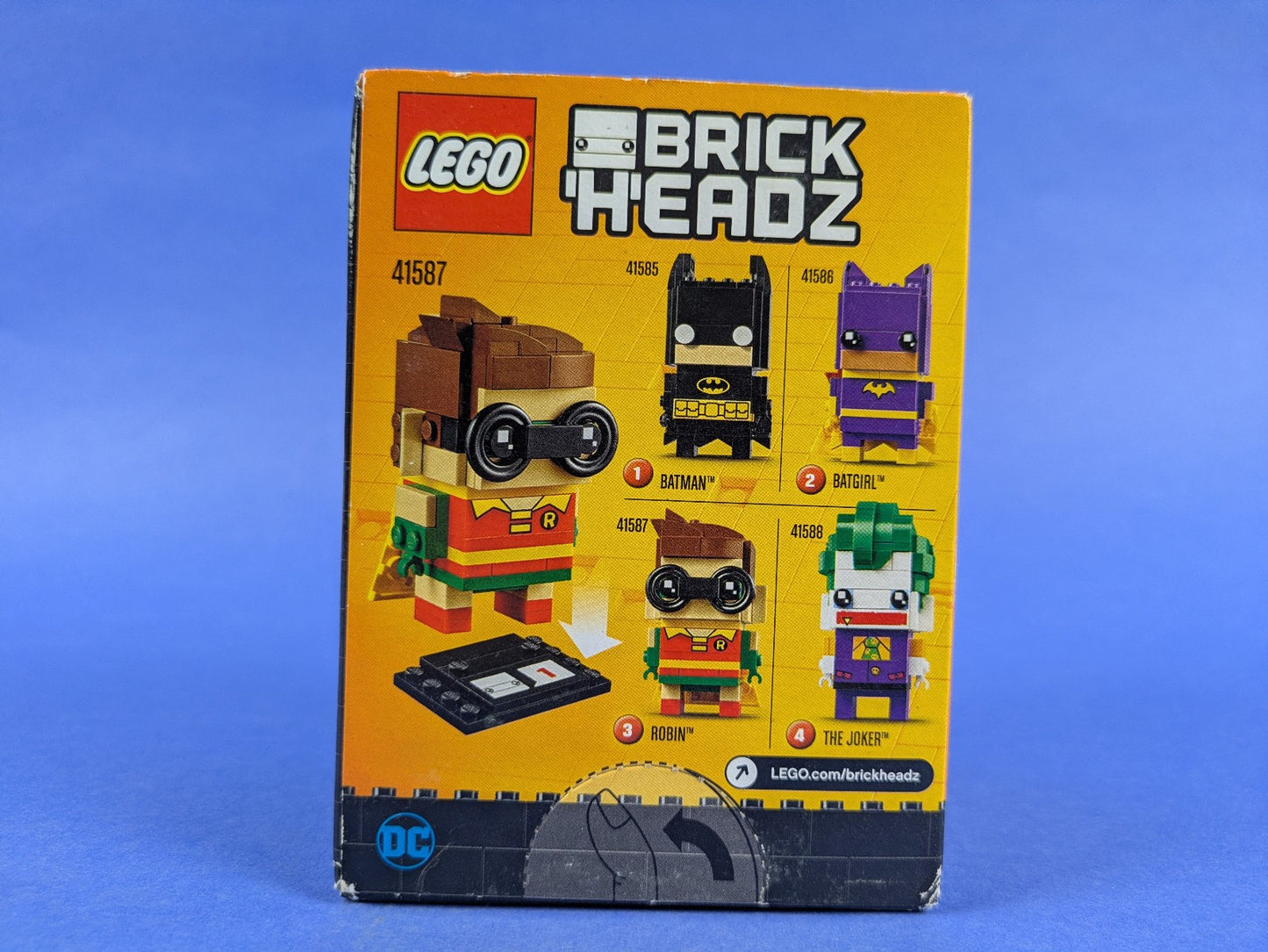 Lego BrickHeadz: Super Heroes: The LEGO Batman Movie: Robin Set 41587 BRAND NEW