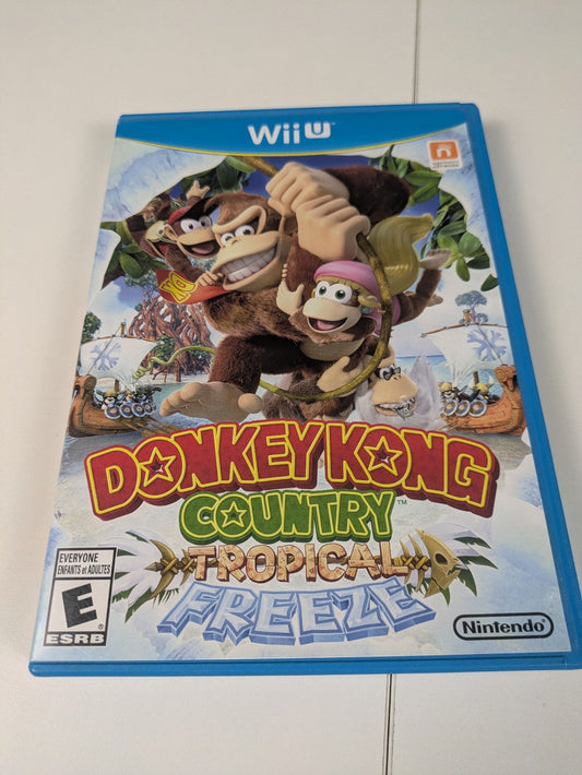 Donkey Kong Country: Tropical Freeze (Nintendo Wii U, 2014) CIB