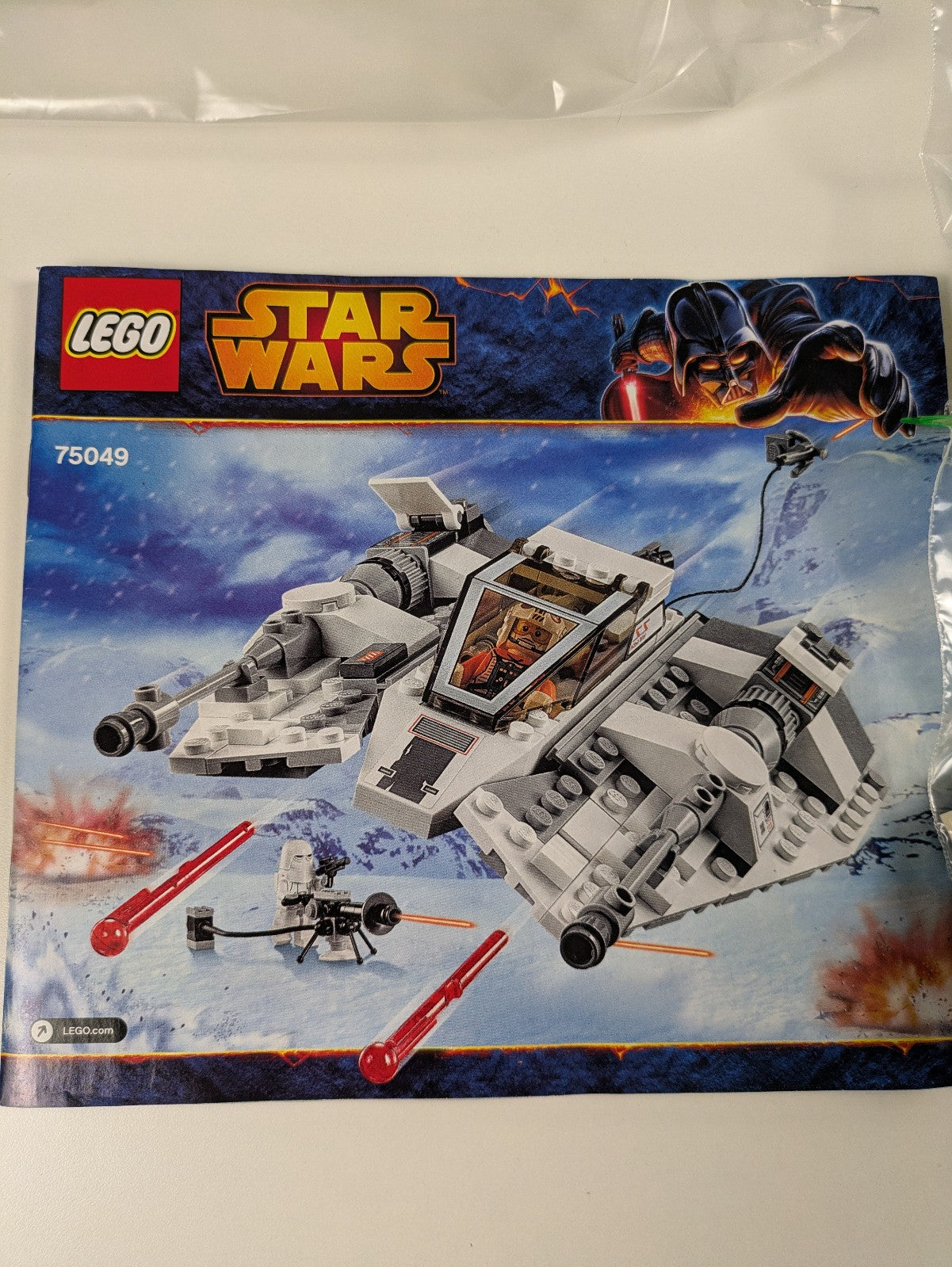Lego Star Wars: Episode 4-6: Snowspeeder Set 75049 - Incomplete Set