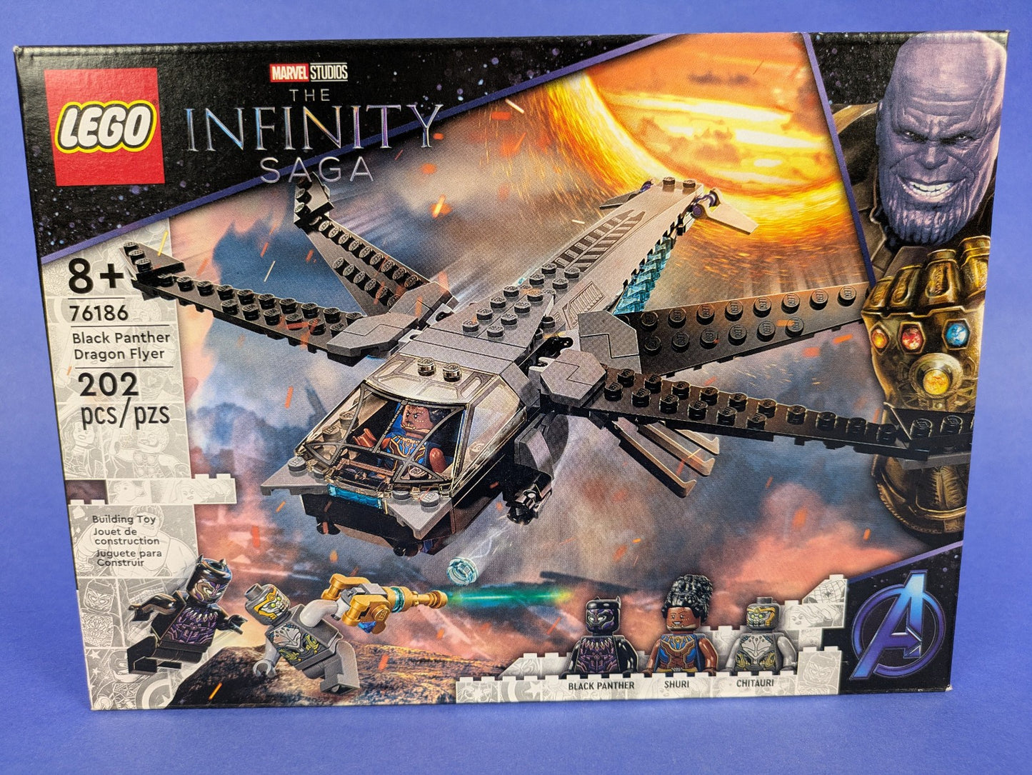 Lego Super Heroes: Black Panther Dragon Flyer Set 76186 BRAND NEW