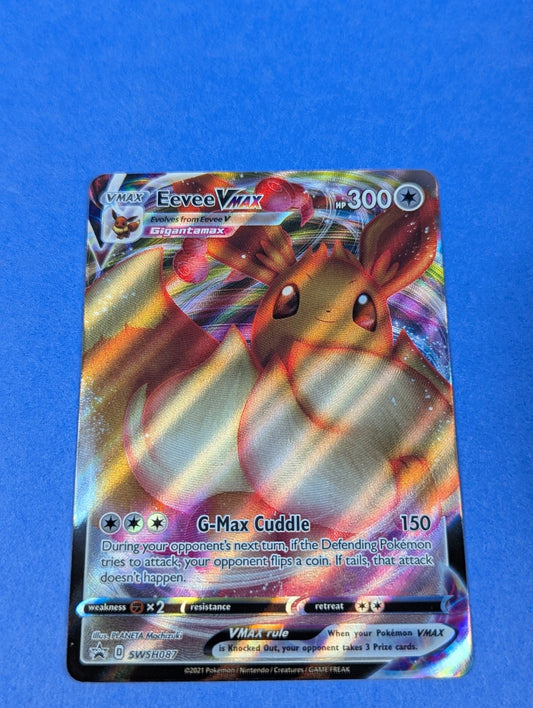 Eevee VMAX - SWSH087 - Promo Holo Sword & Shield Promos - Pokemon Card - NM