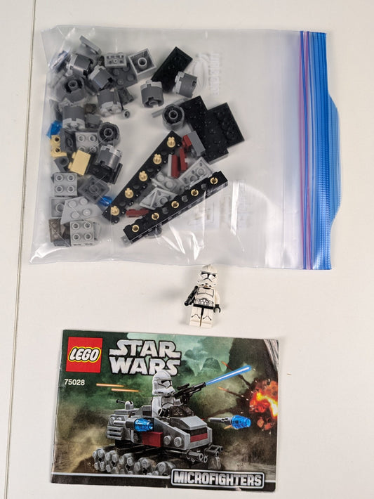 Lego Star Wars: Microfighters: Clone Turbo Tank Set 75028 - w/ Instructions